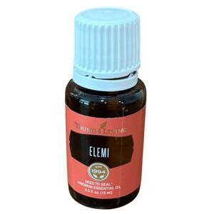 Young Living Elemi Premium Essential Oil 15ml Amber Glass Bottle 70% Full